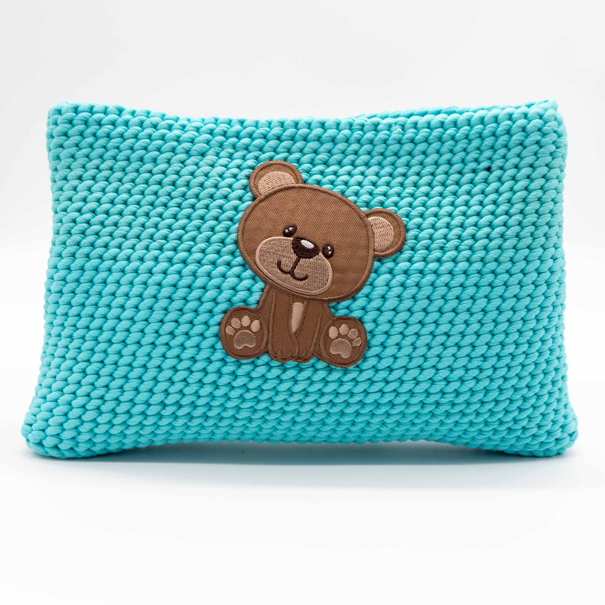 Baby pochette dettaglio toppe decorative