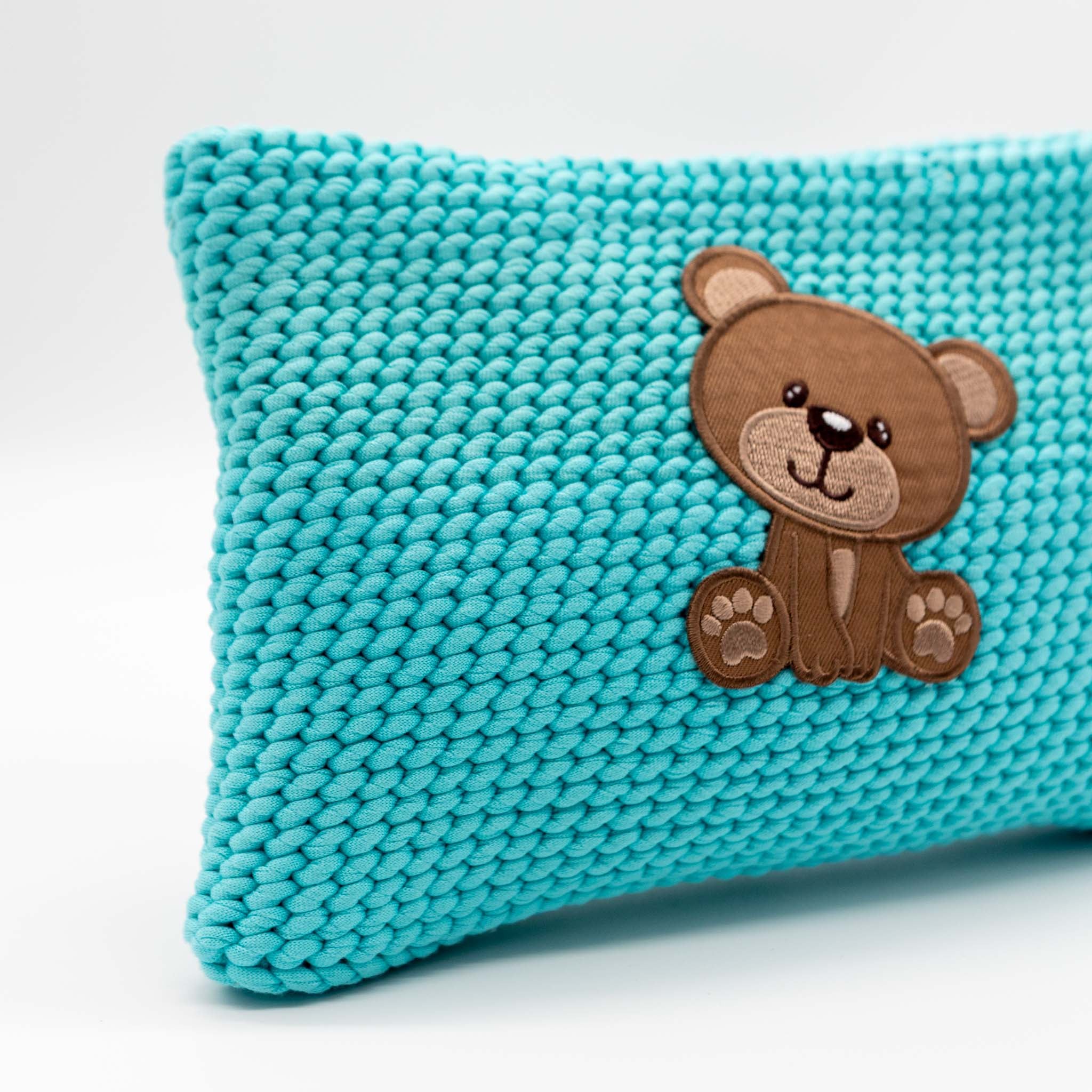 Baby pochette bambini con toppe adesive colorate