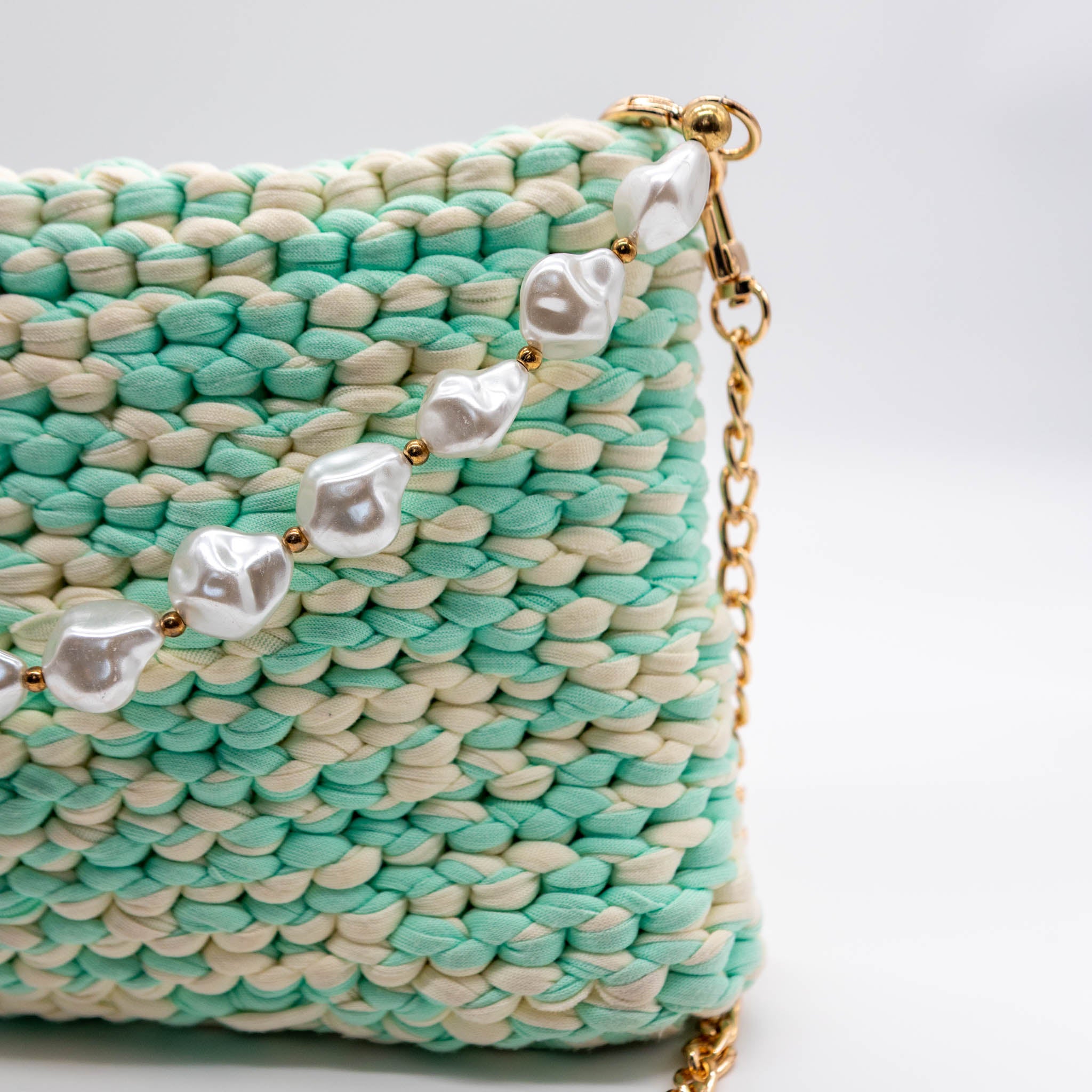 Borsa Pearl bicolore personalizzabile