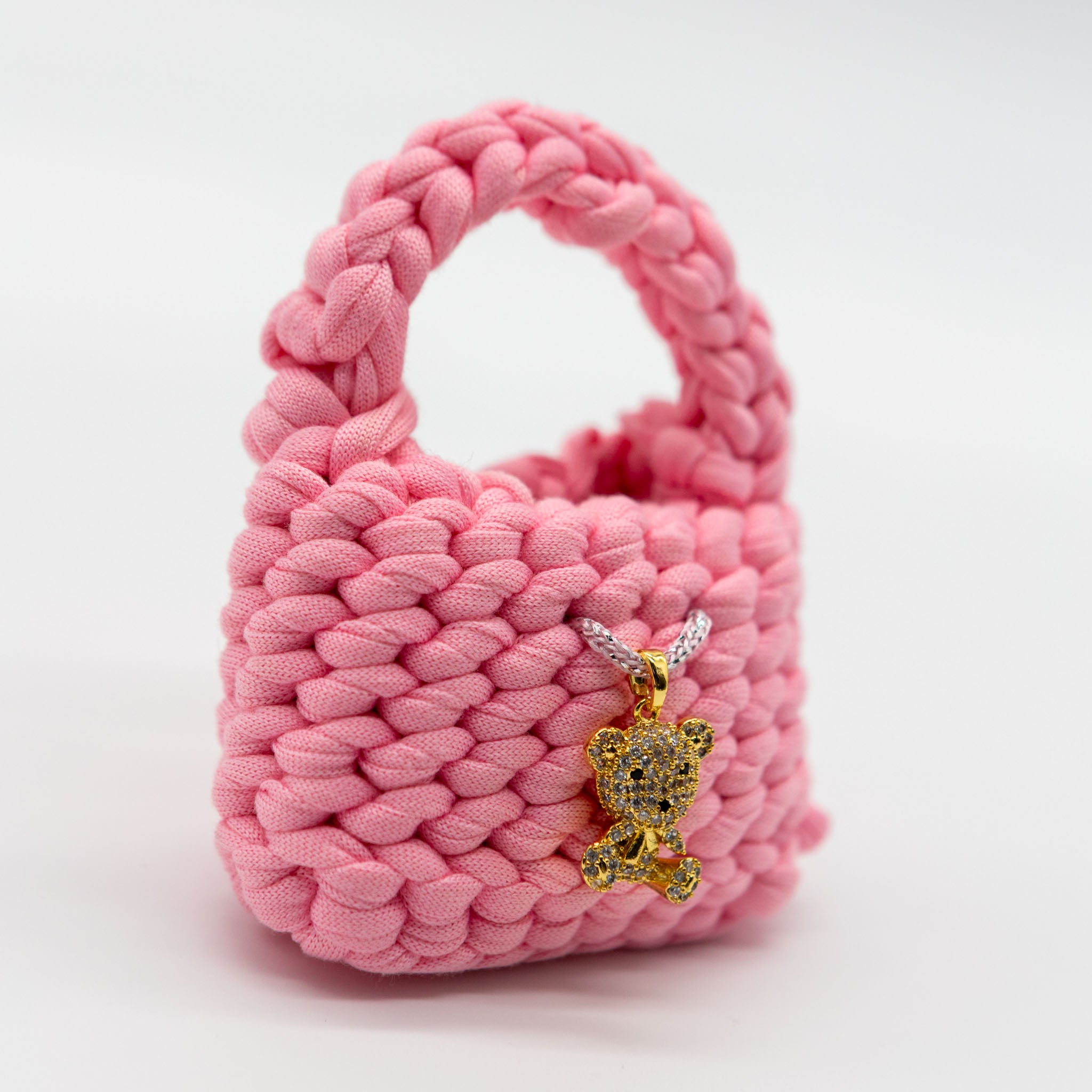 Cestino bomboniera vista laterale