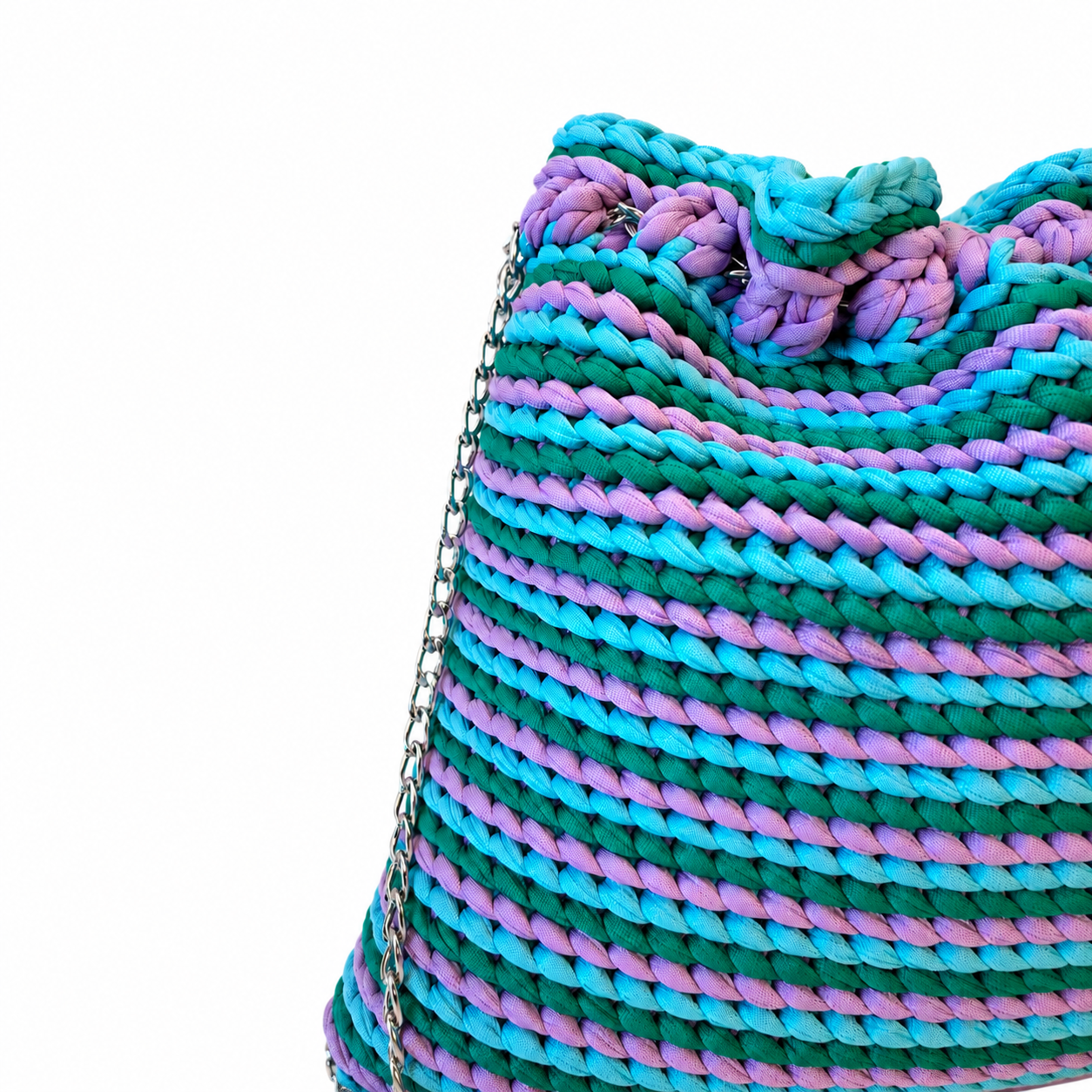 SOGNO PASTELLO - Borsa secchiello morbido a tre colori