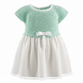 NUVOLA DI COTONE - Abito midi Tiffany con fiocco