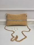 borsa elegante con brillantini handmade