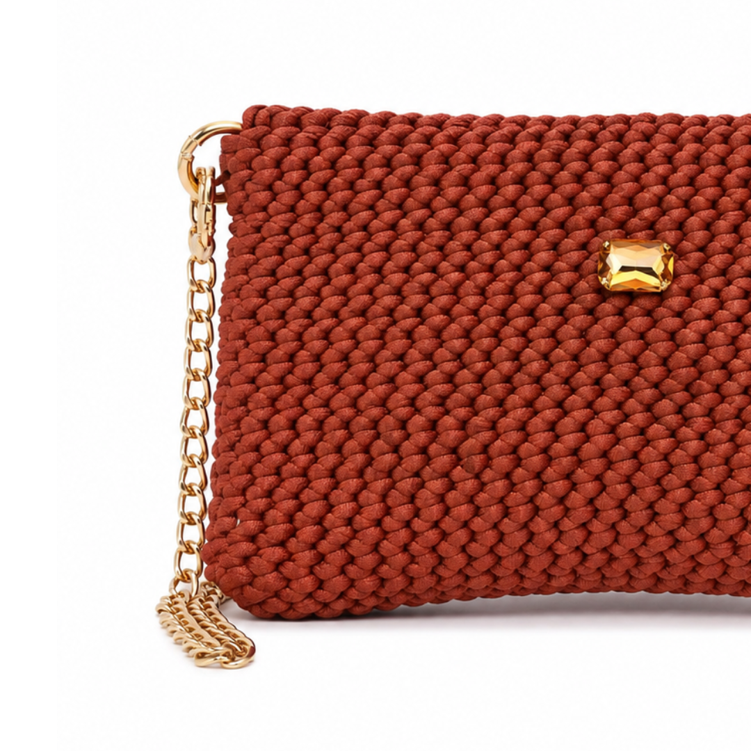 MIDNIGHT CHIC - Pochette polso con Cristallo Swarovski