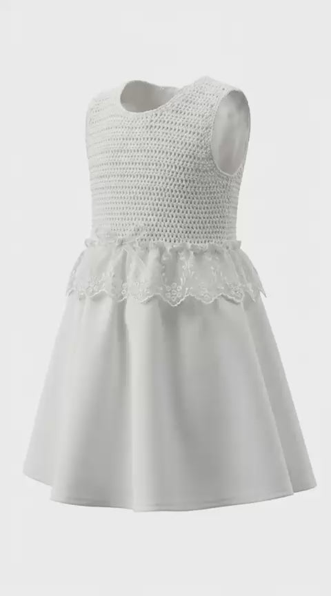essenza bianca abito bambina