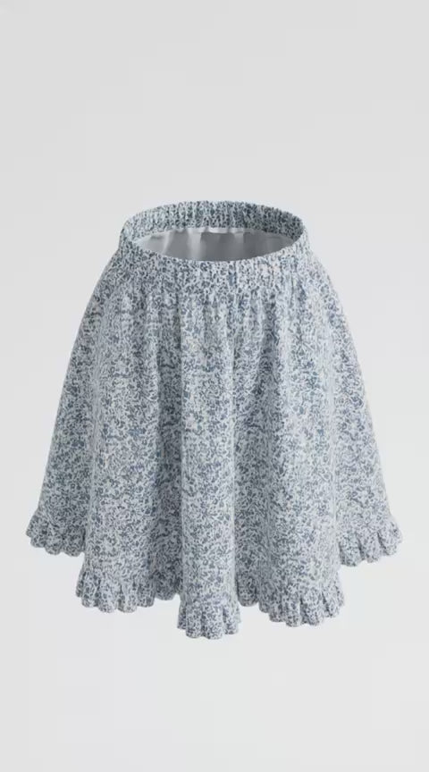 gonna danza dei petali bambina